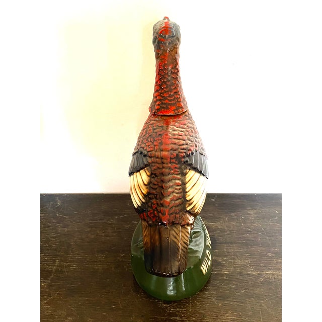 American Vintage Wild Turkey Ceramic Decanter No. 6 For Sale - Image 3 of 5
