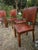 Antique Dutch Art Deco Leather Dining Chairs, 1920s, Set of 6 For Sale - Image 3 of 18