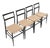 First Edition Leggera Chairs by Gio Ponti for Figli di Amedeo Cassina, 1951, Set of 4 For Sale