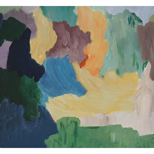 Laurie MacMillan "Almost There" Contemporary Abstract Landscape Painting by Laurie MacMillan, Framed For Sale - Image 4 of 7