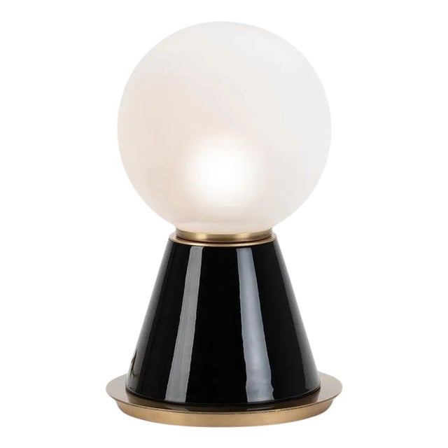 Small Palm Table Lamp by Marioni For Sale