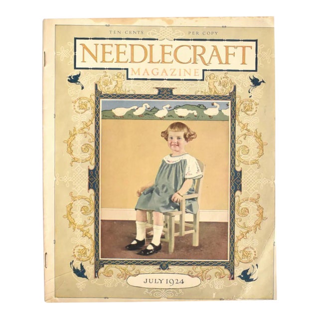 Antique 1920s Art Deco Fashion Magazine For Sale