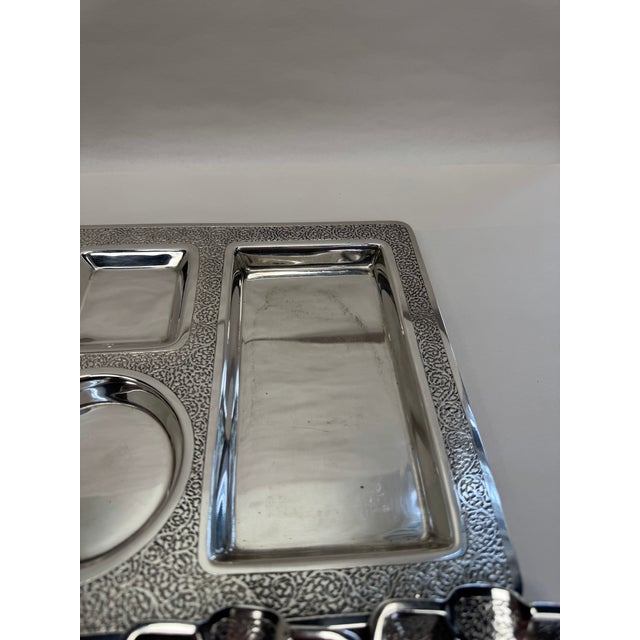 Metal Early 20th Century Tiffany and Co. Sterling Silver Smoking 6-Piece Set For Sale - Image 7 of 11