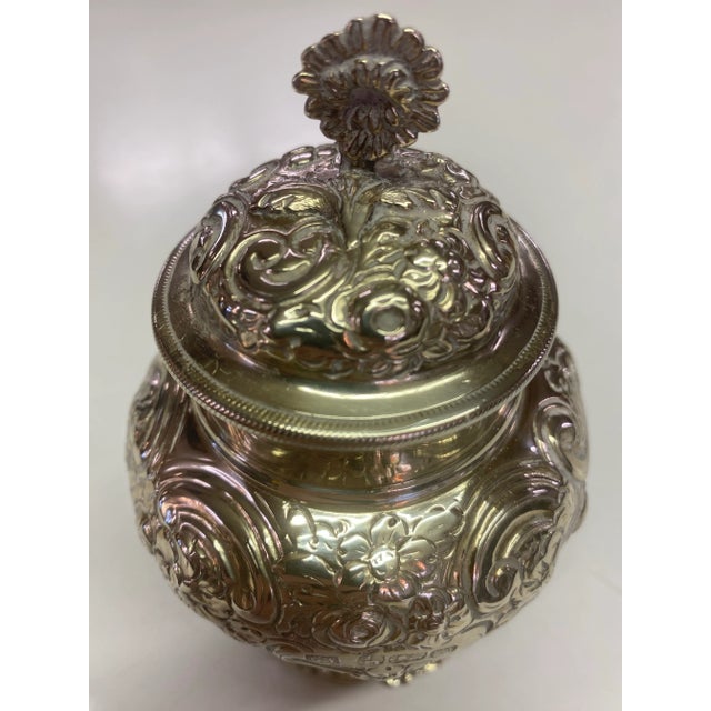 English English Sterling Tea Caddy by George Smith, Circa 1783 For Sale - Image 3 of 9