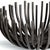 Regina Andrew Modern Webbed Bowl Circle Blackened Iron For Sale - Image 4 of 7