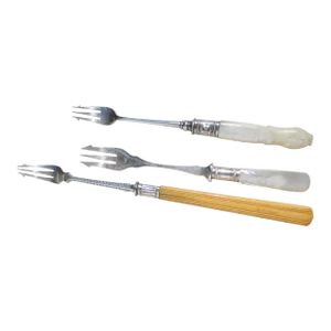 Group of Cocktail Forks - a Set of 3