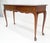 Mid-Century Modern Solid Cherry Queen An Style Two Drawers Low Profile Console Table MINT For Sale - Image 3 of 16