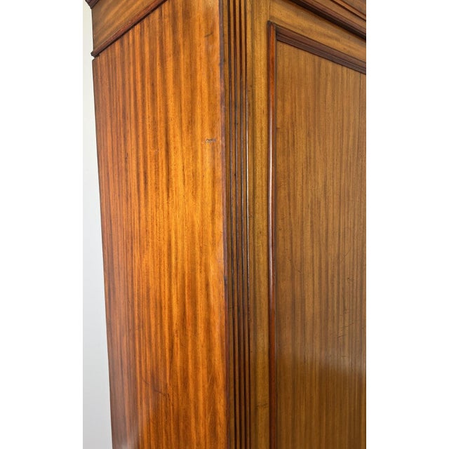 Antique French Carved Mahogany 2-Door Armoire For Sale - Image 9 of 18