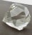 Diamond crystal paperweight. Classic diamond form with acid-etched TIFFANY to the side. The measurements are 4" in...