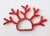Nautical Red Coral Beaded Napkin Rings Set 10 For Sale - Image 3 of 14
