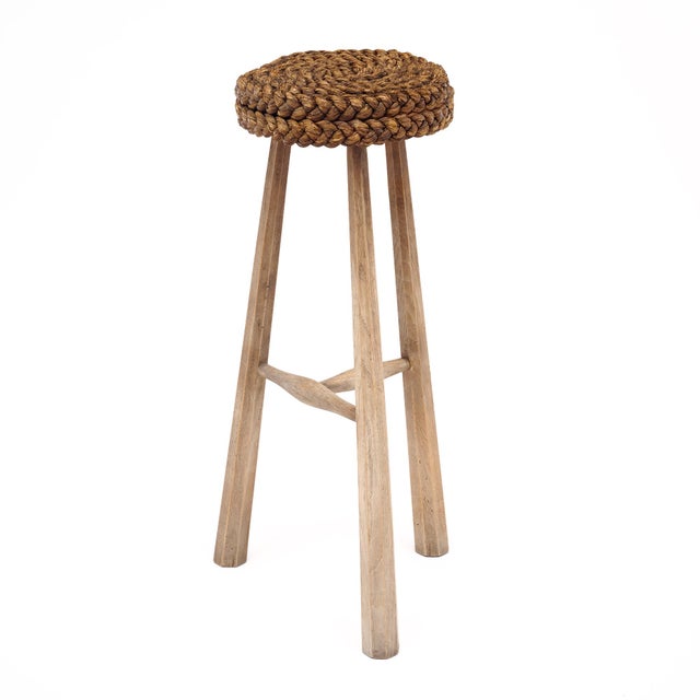 French Vintage French Stools by Audoux Minet For Sale - Image 3 of 9