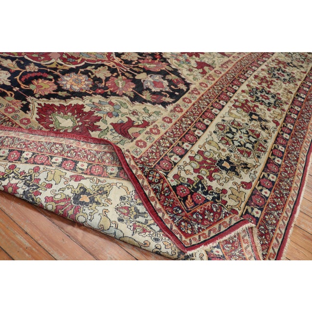 Early 20th Century Spectacular Large Scale Traditional Kerman Rug For Sale In New York - Image 6 of 6