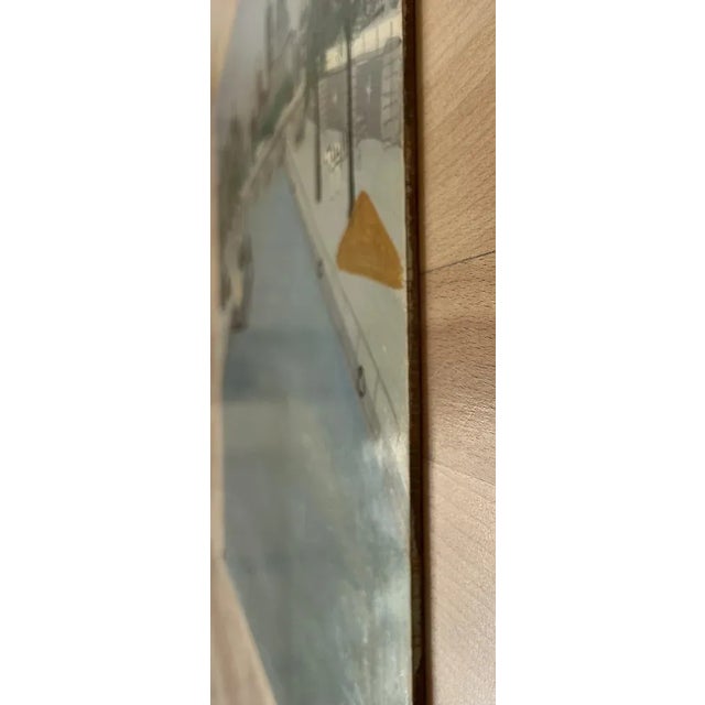 Armand Marie Guérin, Piles of Yellow Sand, Paris, Oil on Wood, 1970s For Sale - Image 10 of 13