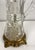 Late 20th Century Neoclassical Waterford Crystal Brass Base Table Lamp For Sale In Miami - Image 6 of 9
