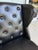 Arhaus Black Tufted Leather Settee For Sale - Image 9 of 12