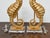 Contemporary 19th Century Gilt Metal Seahorse Table Lamps on Lucite Bases - a Pair For Sale - Image 3 of 7