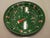 Round Serving Cocktail Tray in Green Enamel Metal, 1970s For Sale - Image 11 of 15