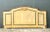 Early 20th Century Vintage Hand-Painted Wood Queen Headboard For Sale - Image 5 of 12