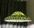 Mid-20th Century 20'' Tiffany-Style Leaded Green Slag Glass Lotus Leaf Lamp Shade For Sale - Image 17 of 18