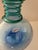 Late 20th Century Blue Glass Vase With Green Spiral Coil Pattern, Blenko For Sale In Los Angeles - Image 6 of 6