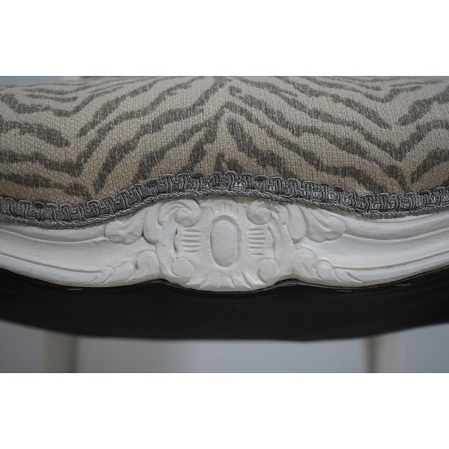 Set of 10 MGM White Painted Louis XV Dining Chairs For Sale - Image 15 of 18