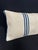 Turkish Hemp Pillow Cushion Natural Beige Blue Cushion Cover 14x45 #18005 Enhance your home decor with our Kilim Pillow...