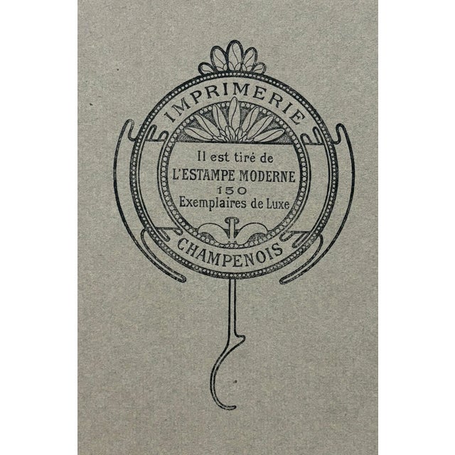 Alphonse Mucha, Cover for l'Estampe Moderne, January 1899, Lithograph For Sale - Image 4 of 9