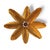 Golden Palm Leaf Ceiling Lamp For Sale - Image 4 of 7
