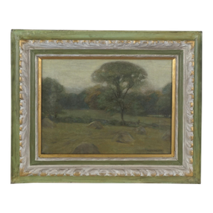 Early Tonalist Landscape -- California Coastal Live Oaks William Schneider 1915