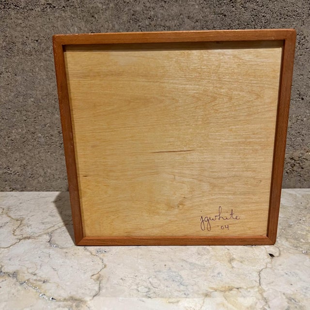 For your consideration, a mosaic marquetry mixed wood decorative box. Inlaid marquetry with hardwoods. Handmade piece...