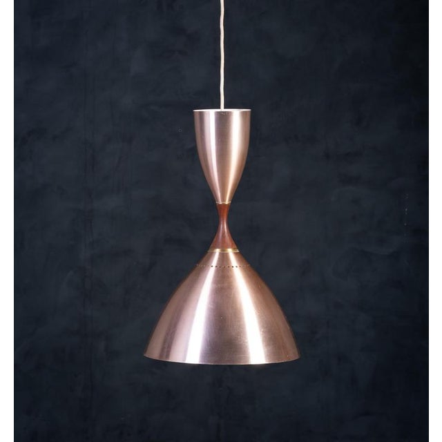 1950s Pendant Lamps attributed to Svend Holm Sørensen for Holm Sørensen & Co, 1950s, Set of 2 For Sale - Image 5 of 9