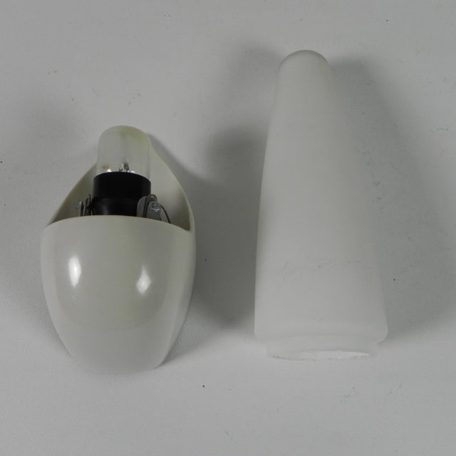 Glass Wall Lamp in Bakelite Holder bhy Bo Niko, 1960s For Sale - Image 7 of 12