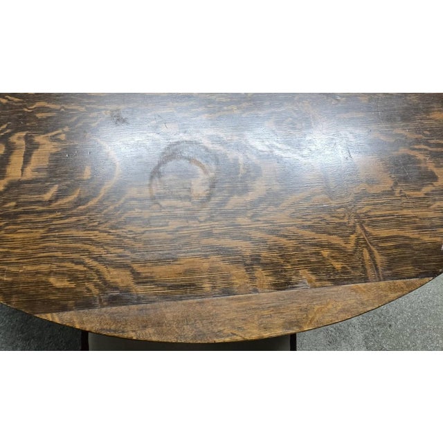 Marked Down (Again)! 1910s Arts & Craft-Style J K Rishel Oak Dining Room Table W Leaves & Chairs For Sale - Image 11 of 18