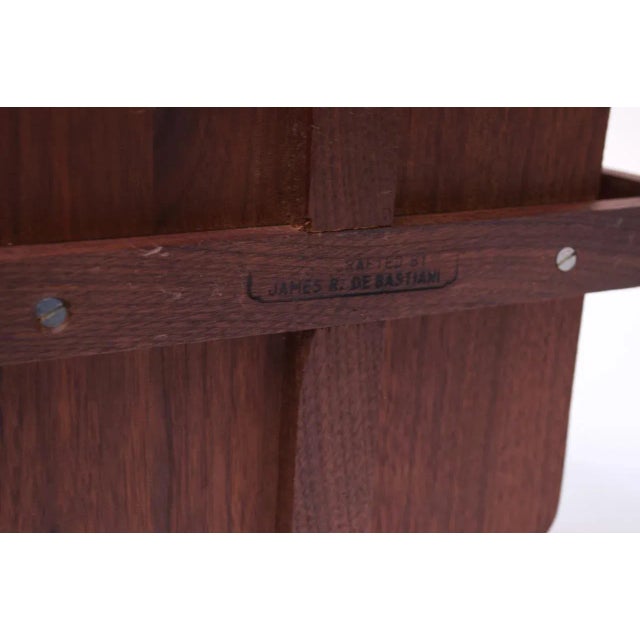 Vintage De Bastiani Collapsible Wooden Basket For Sale - Image 12 of 13