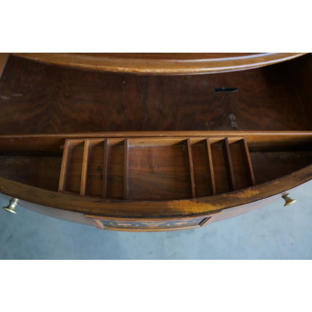 Early 20th Century 20th Century Widdicomb Demilune Console Cabinet For Sale - Image 5 of 10