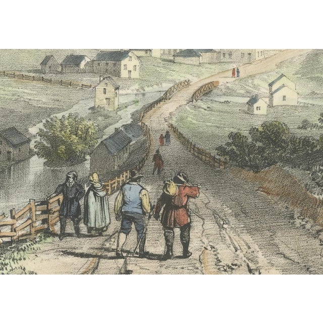 Kilborns Mills at the Canada-U.S. Border, 1800s, Paper For Sale - Image 5 of 7