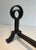 Modernist Cast Iron and Wrought Iron Andirons - A Pair For Sale - Image 12 of 13