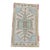 Turkish Mini Rug Oriental Hand Knotted Vintage Rug 1'10" x 3' #17941 For Sale