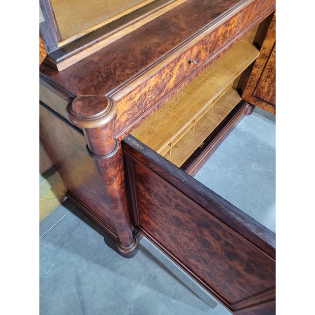 19th Century Large Antique Bookcase in Wood, 1800s For Sale - Image 5 of 13