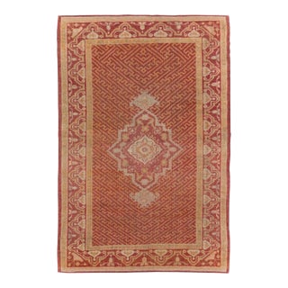 Galerie Shabab Collection Early 20th Century Turkish Oushak Accent Rug For Sale