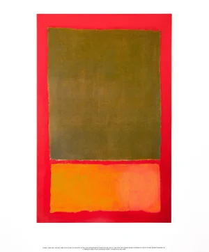 1998 Mark Rothko Untitled 1951 Poster