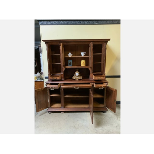 Age: circa 1880 Wood type: solid walnut Condition: very good, meticulously maintained, fully restored original condition...