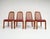 1960s Vintage Danish Wooden Chairs from Dyrlund, 1960s, Set of 6 For Sale - Image 5 of 18