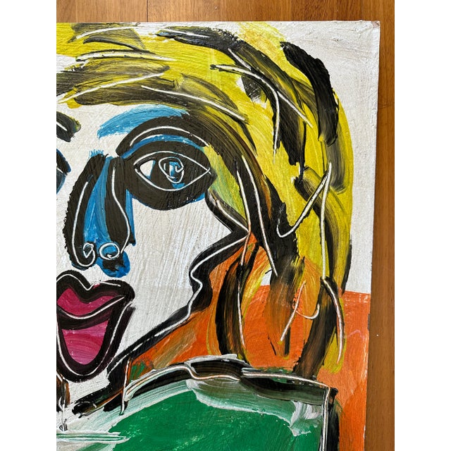 Paper “Art” by Artist Peter Keil, Original Titled Painting (1964) For Sale - Image 7 of 12