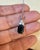 Modern 2 Carat Green Tourmaline & Diamond Pendant / Necklace 14 Karat White Gold, 16"l For Sale - Image 3 of 8
