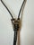 Native American Turquoise Style, Malachite & Onyx Inlaid Silver Bolo Tie 1960s For Sale In Seattle - Image 6 of 8