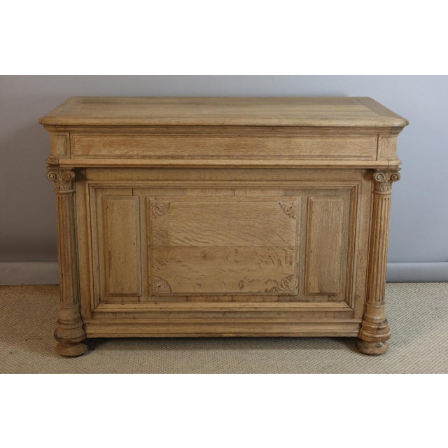 Vintage Oak Counter with Rack, 1940s For Sale - Image 12 of 15