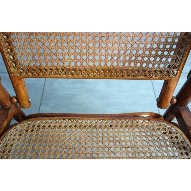 Armchair with Ratchet Mechanism from Fischel, 1900s For Sale - Image 11 of 18