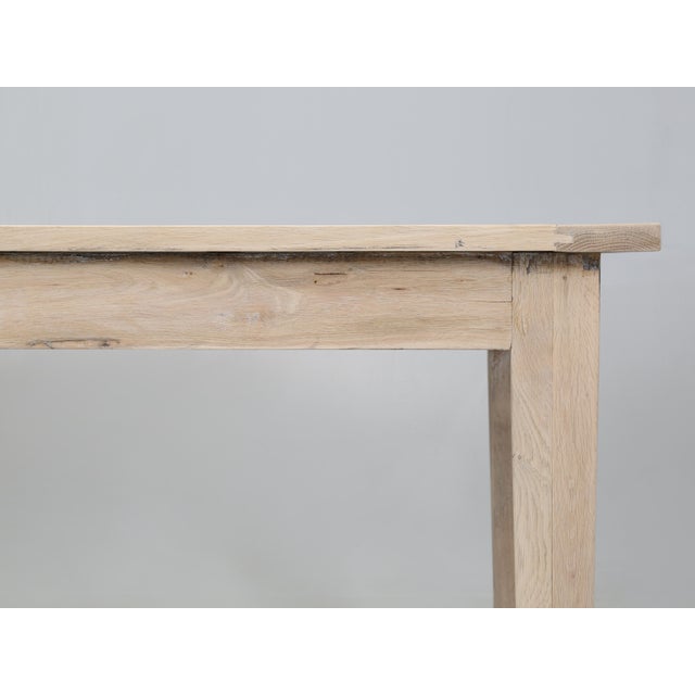 Farm Table That Comfortably Seats (8) and Constructed of Elm Wood Imported Uk For Sale - Image 9 of 12