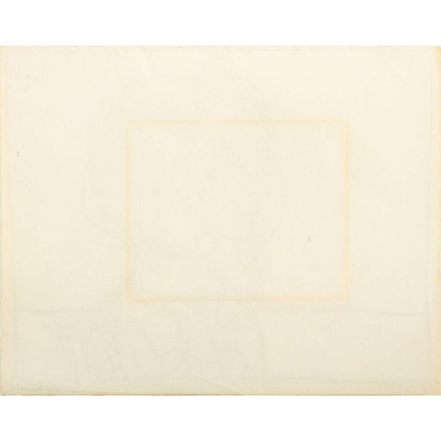 Manfred Schwartz Portrait of Anne Sager Charcoal For Sale In New York - Image 6 of 6